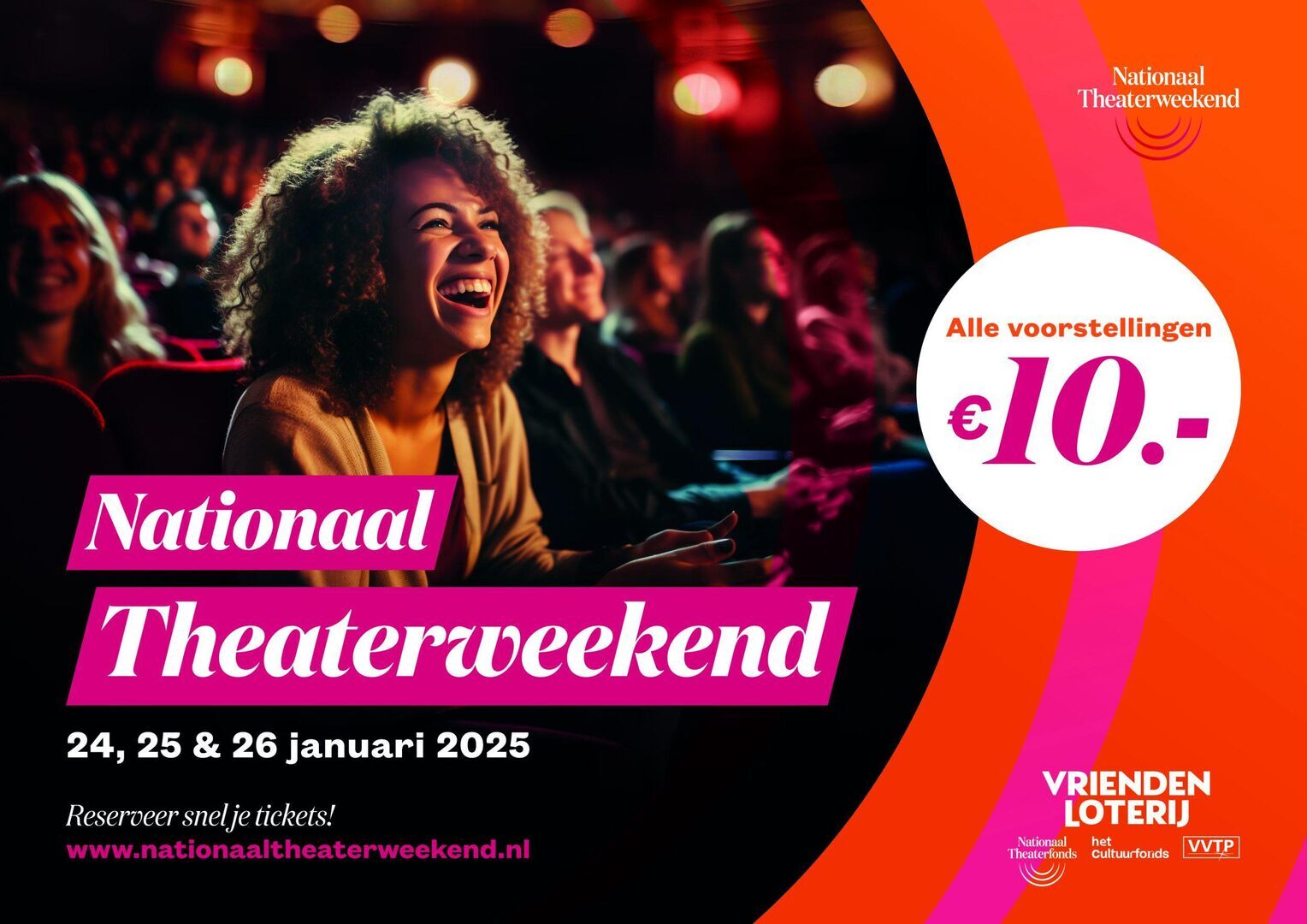 Laat je verrassen tijdens het Nationaal Theaterweekend