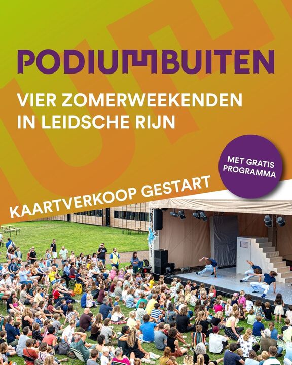 Lucky Fonz en Meneer Monster bij het Utrechts openluchttheater.