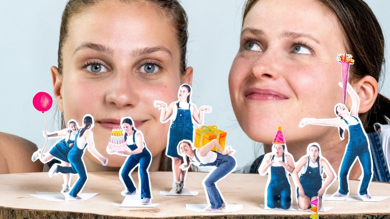 Wie viert er hier hun verjaardag? 4+